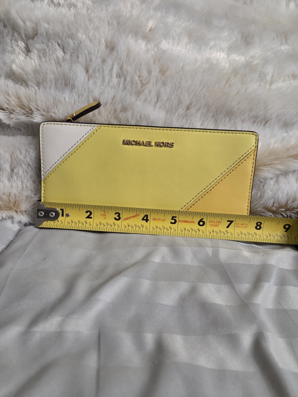 Michael Kors Adele Tri-Color Leather Slim Wallet - Picture 14 of 15